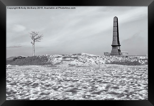  Werneth Low Landscape Framed Print by Andy McGarry
