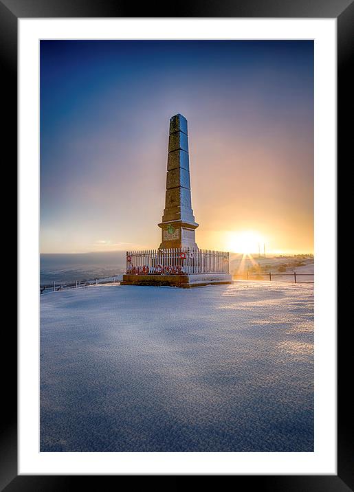  Werneth Low Sunrise Framed Mounted Print by Andy McGarry