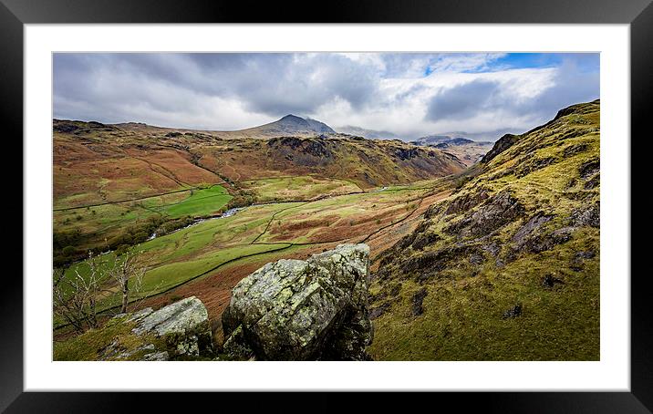  Eskdale Valley Framed Mounted Print by Andy McGarry