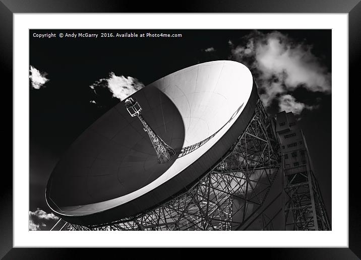 Jodrell Bank Framed Mounted Print by Andy McGarry