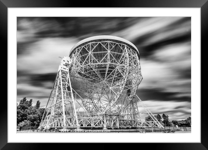 Jodrell Bank Framed Mounted Print by Andy McGarry