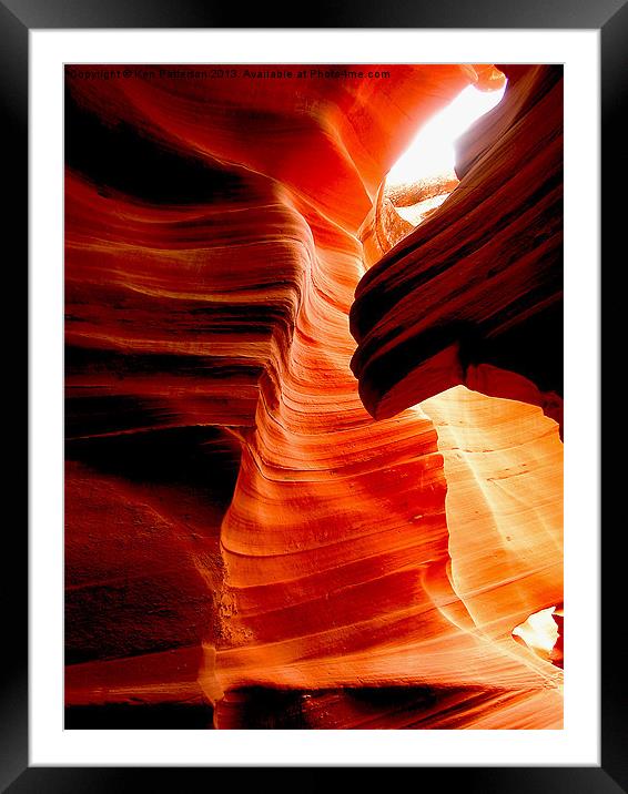 Antelope Canyon Framed Mounted Print by Ken Patterson