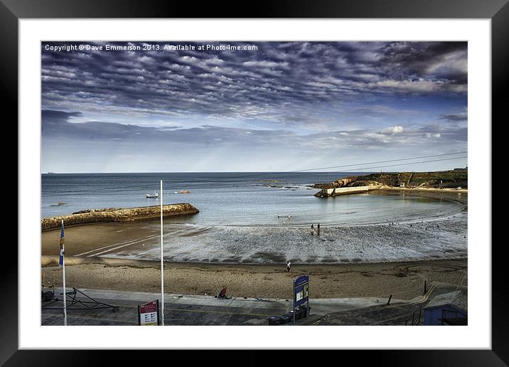 Cullercoats Framed Mounted Print by Dave Emmerson