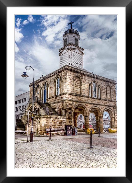 South Shields Old Town Hall Framed Mounted Print by Dave Emmerson