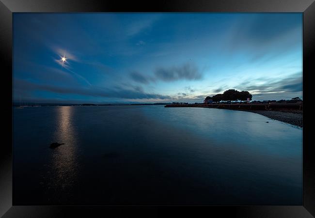 Majestic Hamworthy Harbour at Dusk Framed Print by Daniel Rose