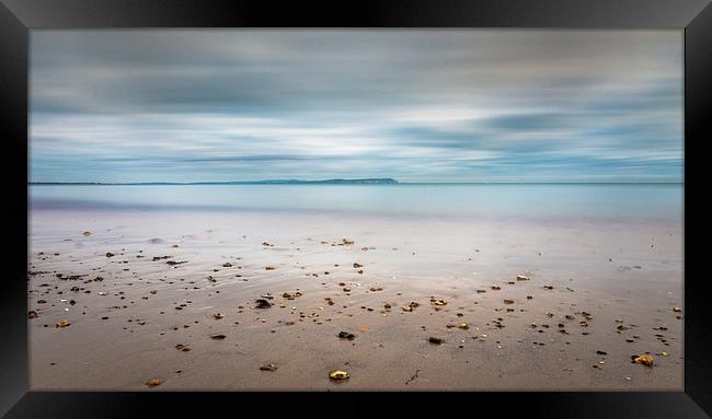 Tranquil Isle of Wight Seascape Framed Print by Daniel Rose