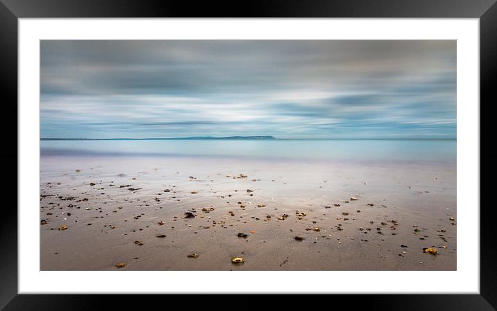 Tranquil Isle of Wight Seascape Framed Mounted Print by Daniel Rose