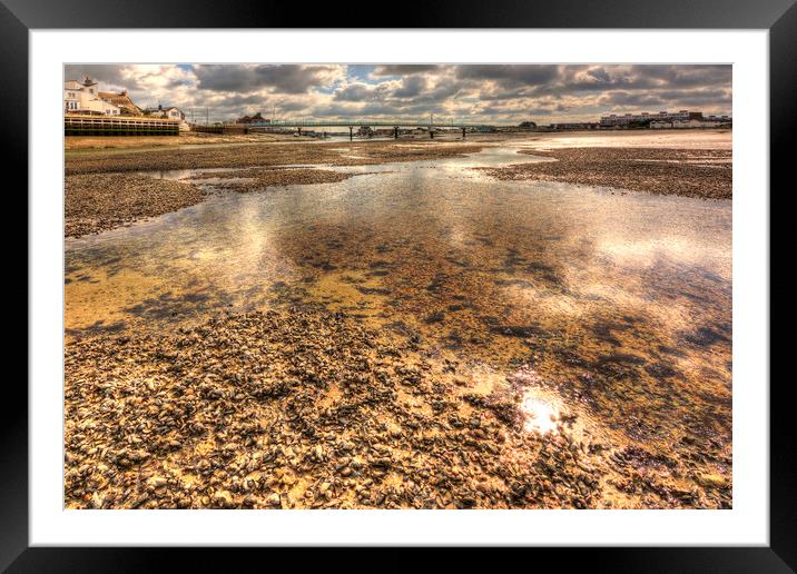 In Shallow Water Framed Mounted Print by Malcolm McHugh
