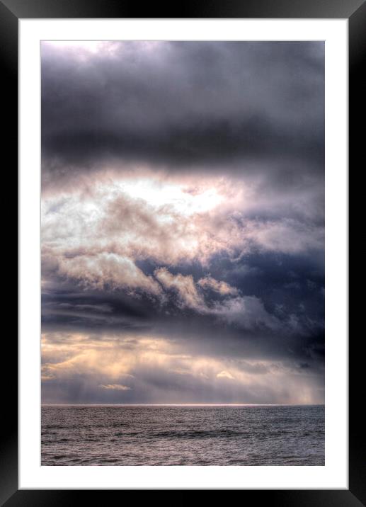 Turmoil above the Calm Framed Mounted Print by Malcolm McHugh