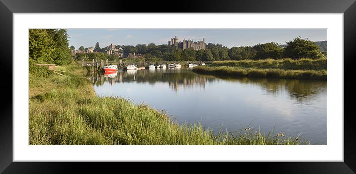 River Arun & Arundel Castle Framed Mounted Print by Malcolm McHugh