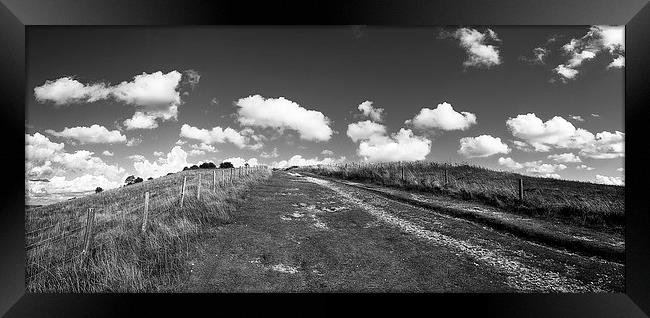 Running up that Hill Framed Print by Malcolm McHugh