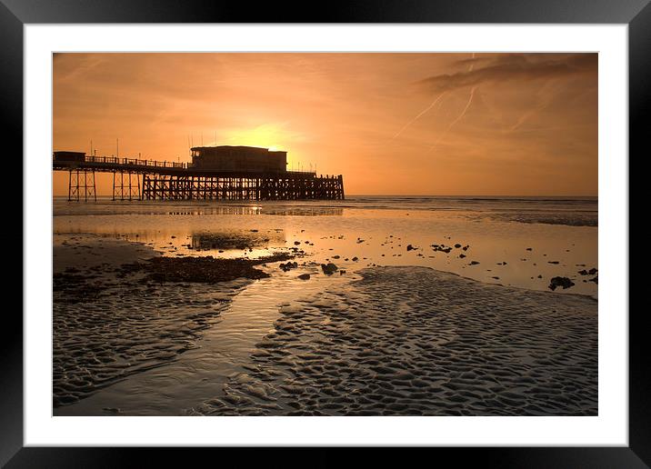 South Coast Sunrise Framed Mounted Print by Malcolm McHugh