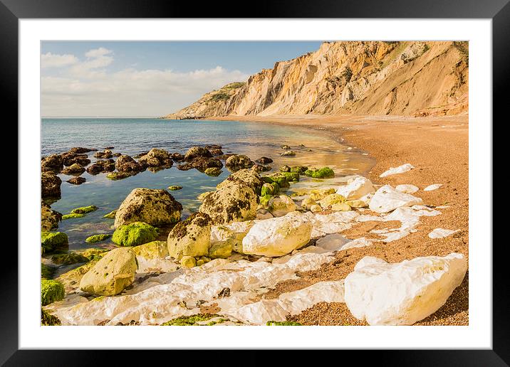 Alum Bay Peace Framed Mounted Print by Malcolm McHugh