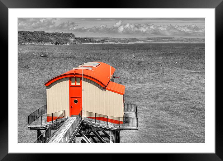 The Old Lifeboat Station, Tenby Framed Mounted Print by Malcolm McHugh