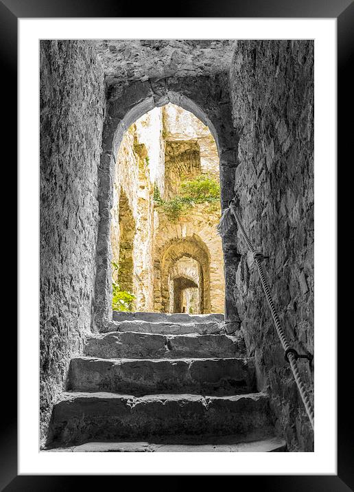 Step Up to Daylight Framed Mounted Print by Malcolm McHugh