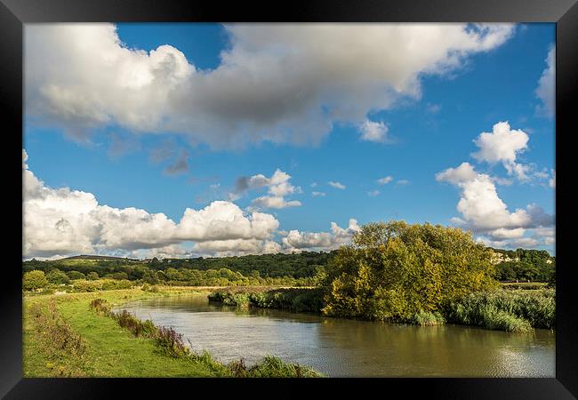 To Houghton Bridge Framed Print by Malcolm McHugh