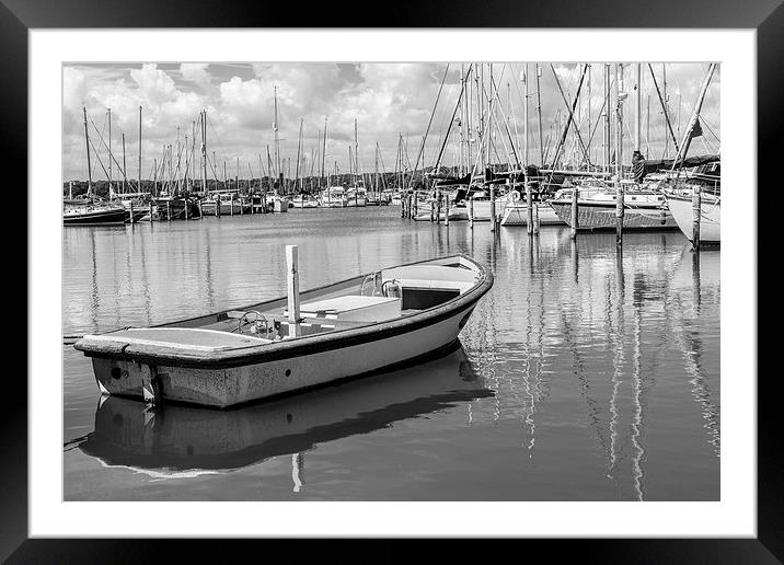 Where Sailing Starts Framed Mounted Print by Malcolm McHugh