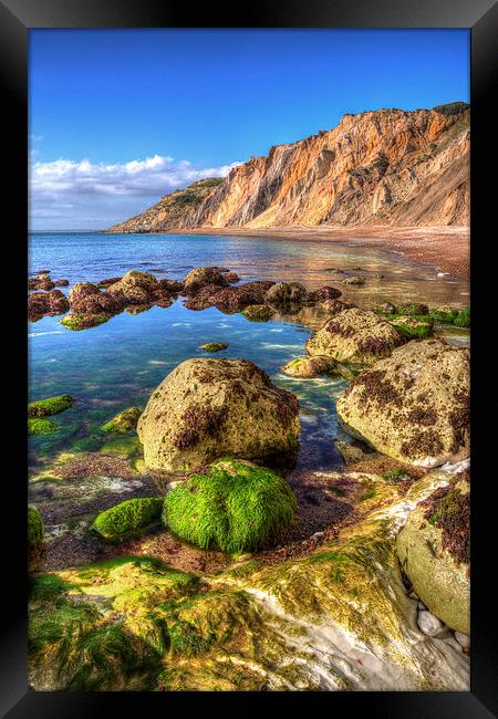 Blue, Green and Warm Framed Print by Malcolm McHugh
