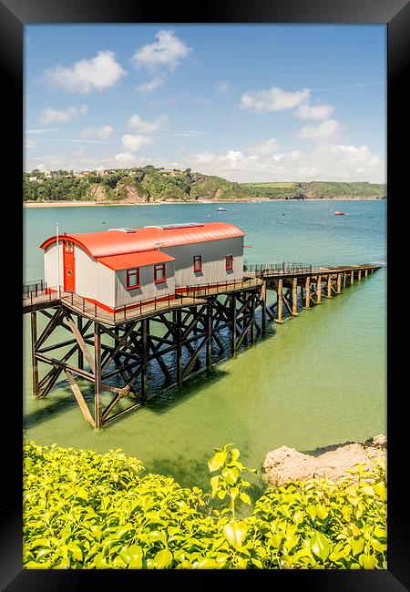 The Old Lifeboat House, Tenby. Framed Print by Malcolm McHugh
