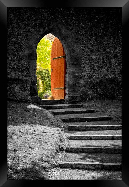 A Doorway to Serenity Framed Print by Malcolm McHugh