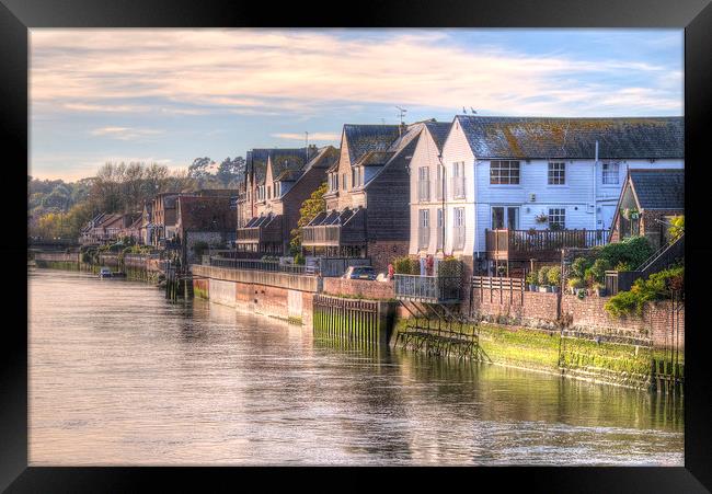 Arundel Waterfront Framed Print by Malcolm McHugh