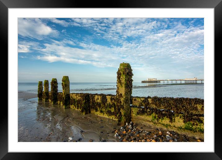 Pointing Out To Sea Framed Mounted Print by Malcolm McHugh