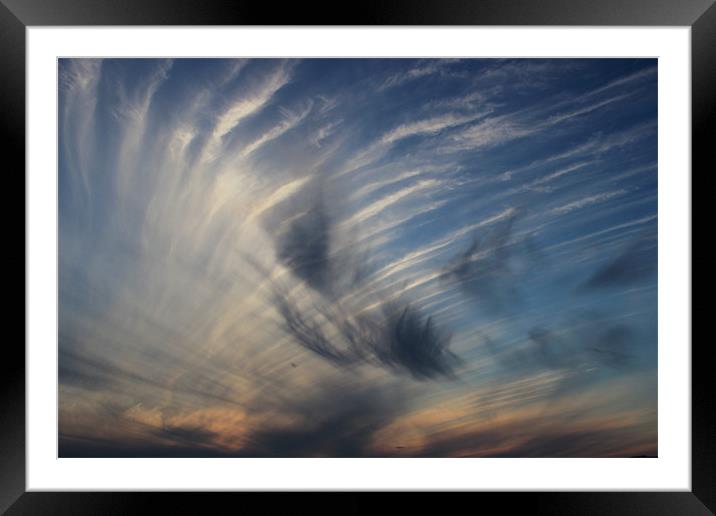 Clouds Framed Mounted Print by Christopher Price