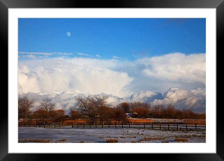  Snow clouds Framed Mounted Print by Stephen Prosser