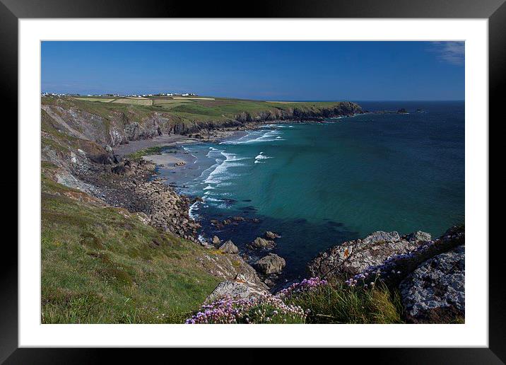  The dstant Lizard, Cornwall. Framed Mounted Print by Stephen Prosser