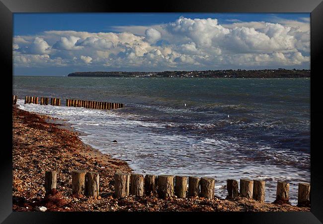  View across the Solent Framed Print by Stephen Prosser