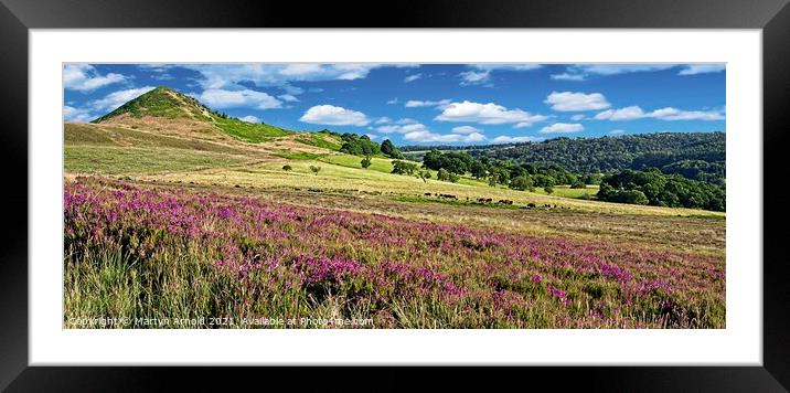 North York Moors Panorama Landscape Framed Mounted Print by Martyn Arnold