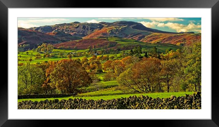 Lake District Landscape Framed Mounted Print by Martyn Arnold