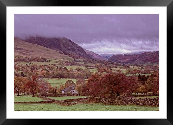 Misty Lake District Landscape Framed Mounted Print by Martyn Arnold