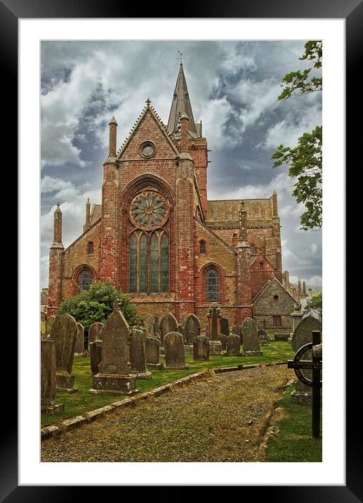 St. Magnus Cathedral, Kirkwall, Orkney Islands Framed Mounted Print by Martyn Arnold