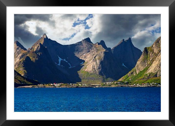 Lofoten Islands Landscape Norway Framed Mounted Print by Martyn Arnold