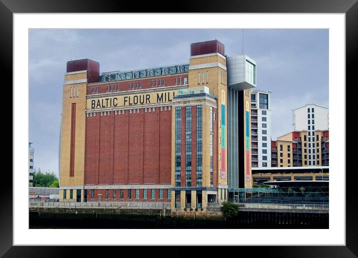 Baltic Flour Mills Art Centre Framed Mounted Print by Martyn Arnold
