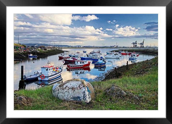 Paddy's Hole South Gare Framed Mounted Print by Martyn Arnold