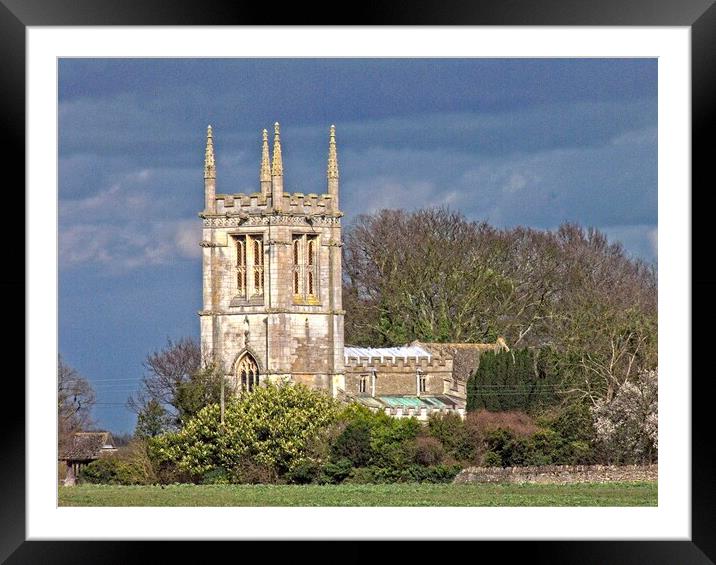 All Saints Church, Aldwincle, Northamptonshire Framed Mounted Print by Martyn Arnold