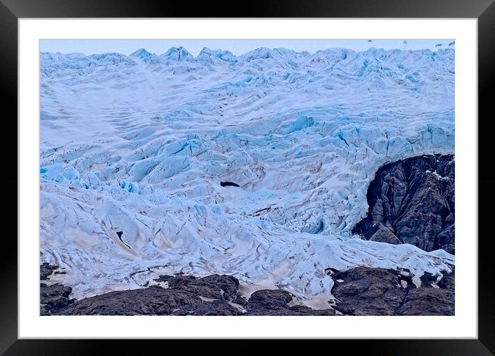 At the Glacier's Edge - Arctic Svalbard Framed Mounted Print by Martyn Arnold