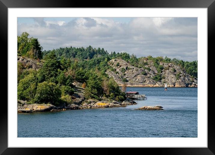 Hakefjord Landscape, Sweden Framed Mounted Print by Martyn Arnold