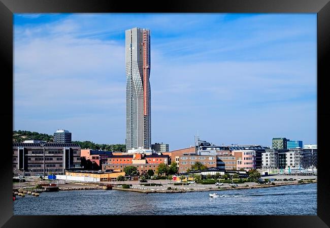 Karlatornet - the Tallest Building in Sweden Framed Print by Martyn Arnold