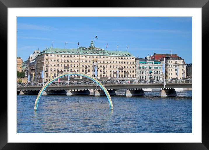Grand Hotel Stockholm City Centre Framed Mounted Print by Martyn Arnold