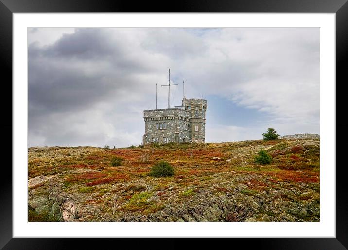 Signal Hill and Cabot Tower, St. John's Newfoundland Framed Mounted Print by Martyn Arnold