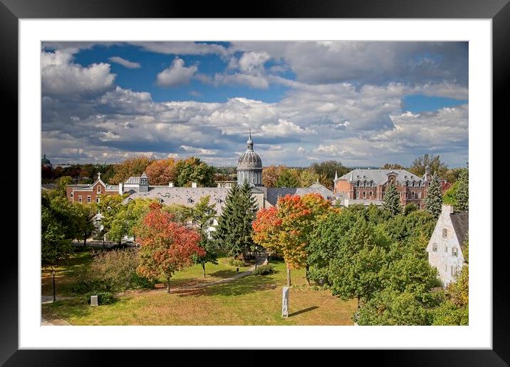 Ursuline Convent & Church, Trois-Rivières, Quebec, Framed Mounted Print by Martyn Arnold