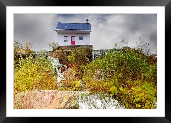 Last House Standing - Chicoutimi, Quebec, Canada Framed Mounted Print by Martyn Arnold