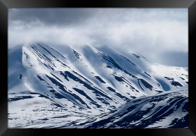 Arctic Mountain Landscape - Svalbard Framed Print by Martyn Arnold