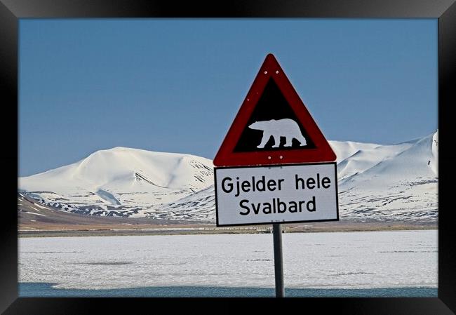 Svalbard Landscape Framed Print by Martyn Arnold
