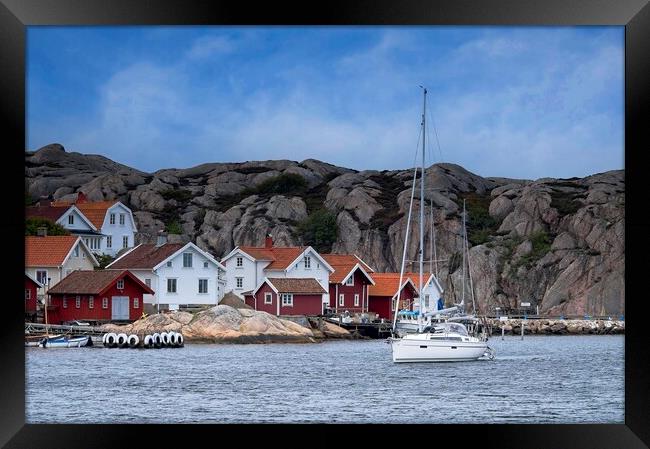 Sailing near Lysekil Sweden Framed Print by Martyn Arnold