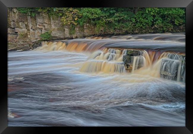 Waterfalls at Richmond North Yorkshire Framed Print by Martyn Arnold