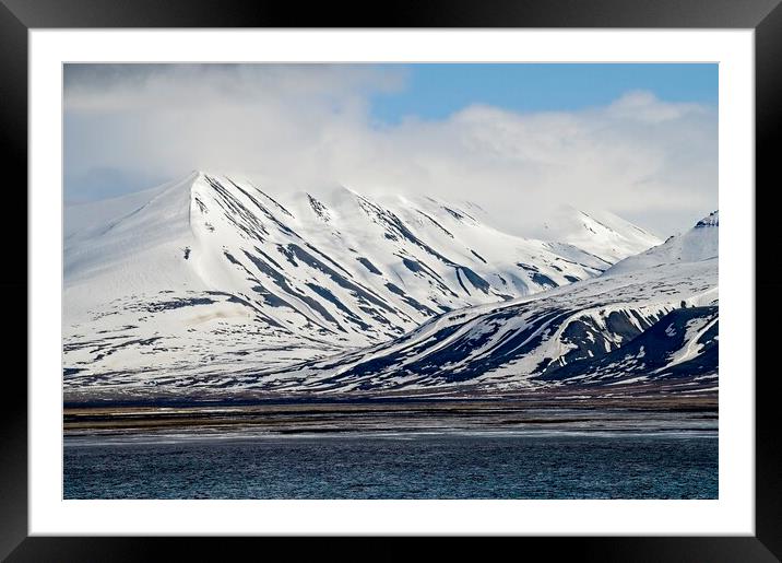 Arctic Landscape Framed Mounted Print by Martyn Arnold